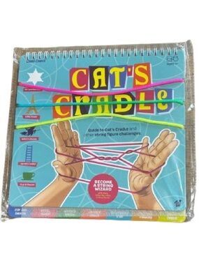 Cat's Cradle String Toy Set - Pink, Green, Yellow-NWT